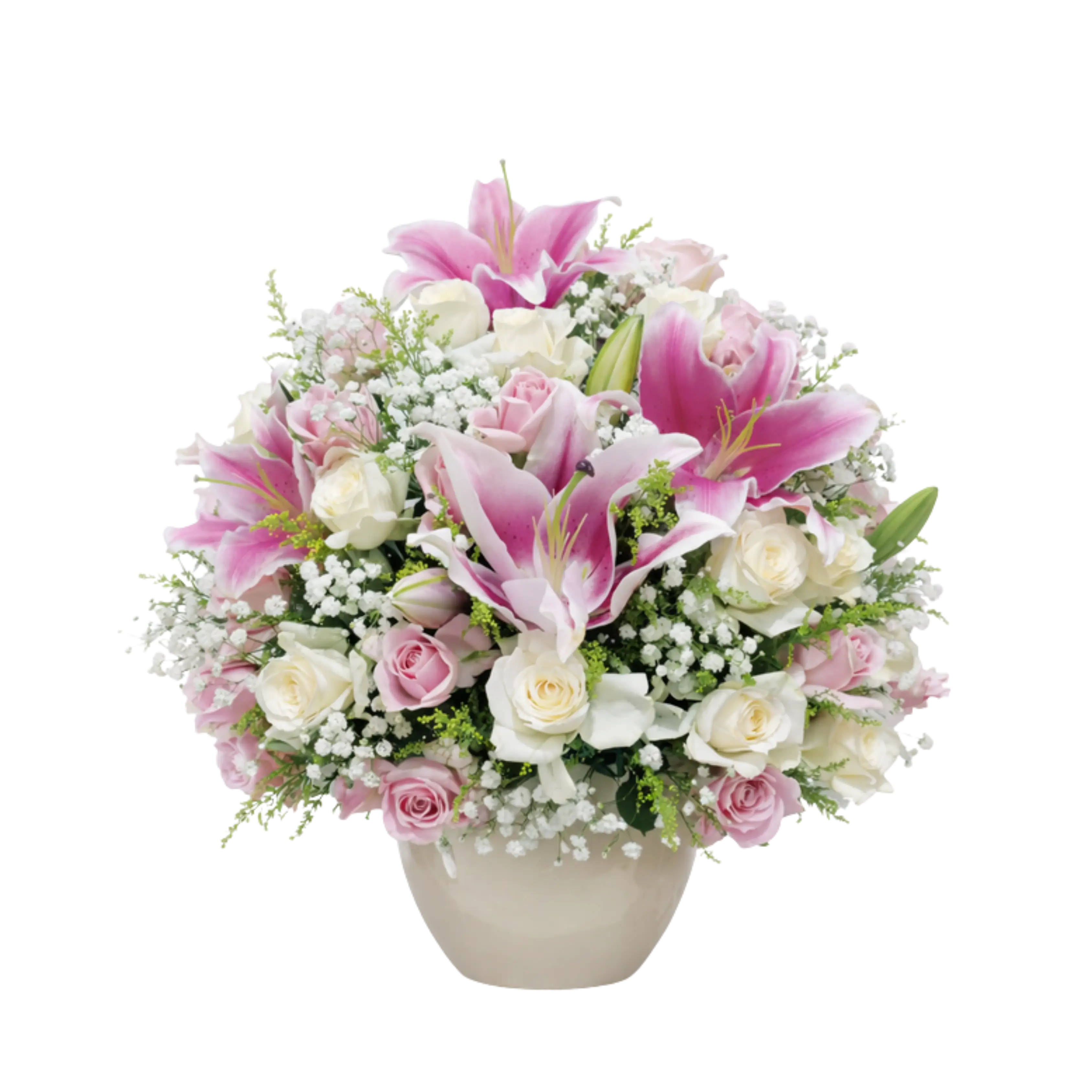 Flower Box Elegant Pink — Lunox Florist