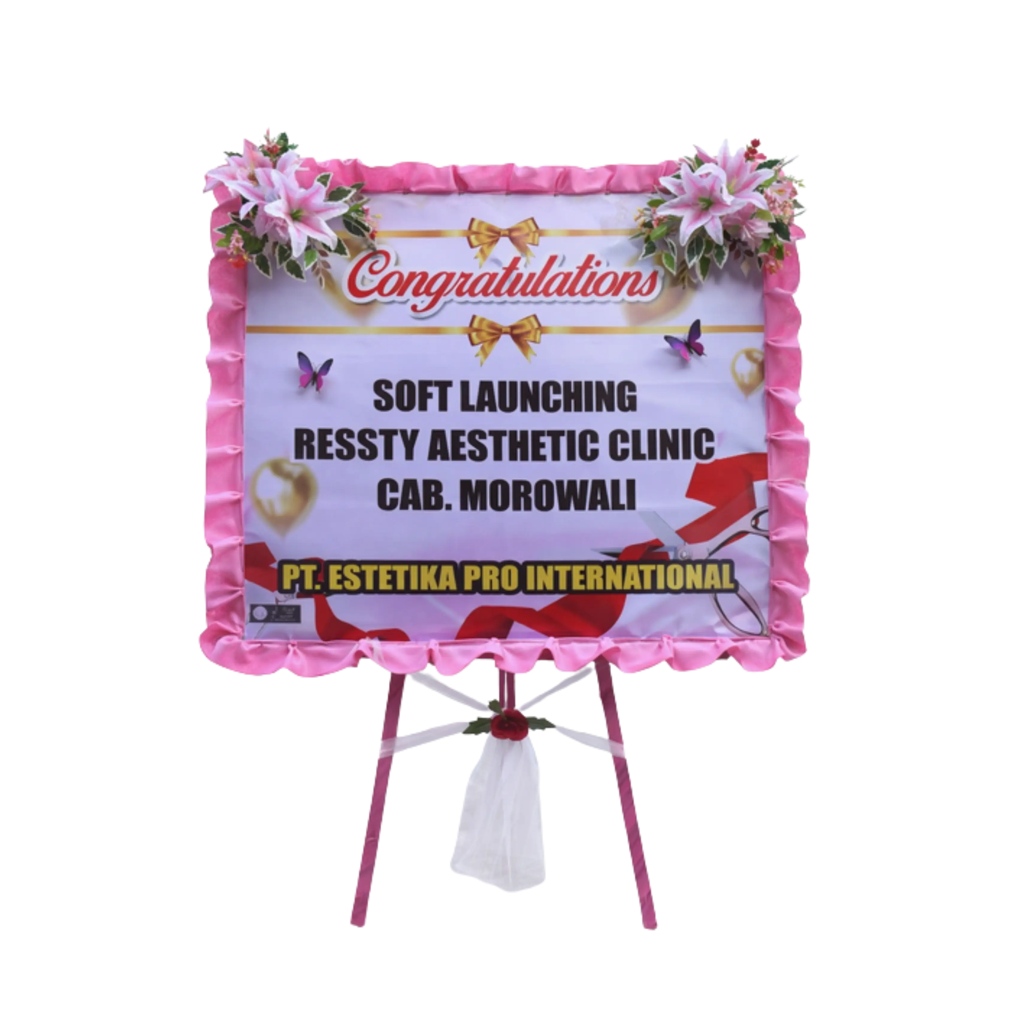 Karangan Bunga Lily Putih 2 — Lunox Florist