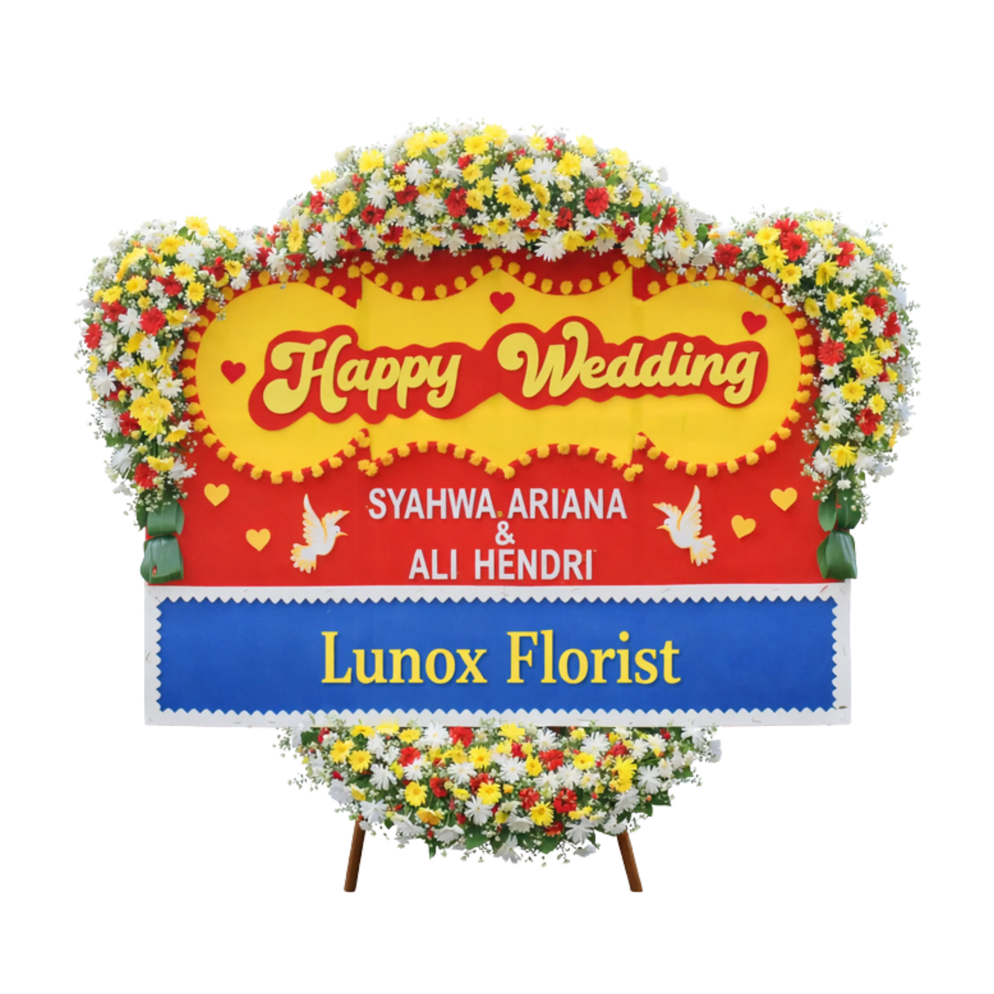 Karangan Bunga Lily Putih 4 — Lunox Florist