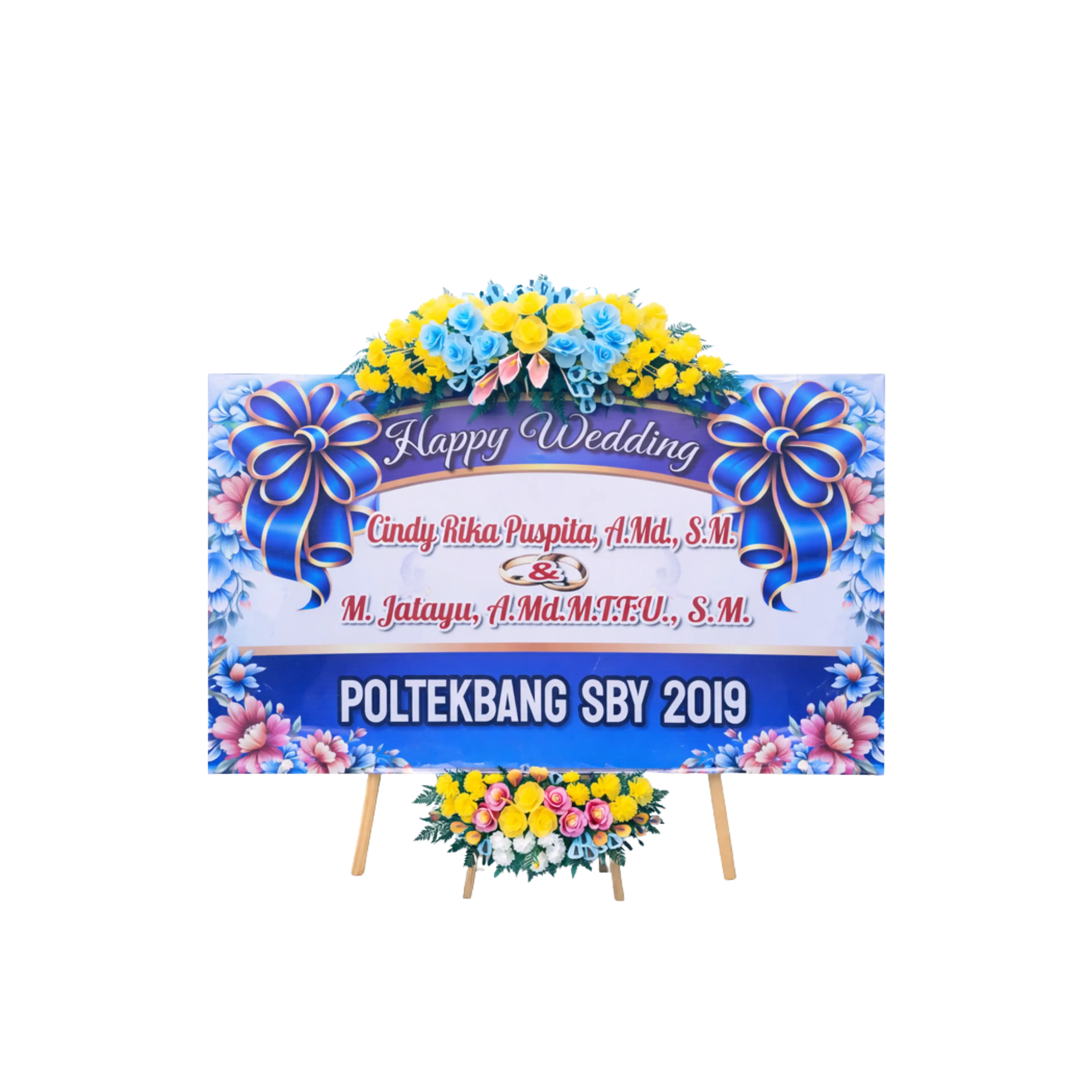 Papan Bunga Duka Elegan — Lunox Florist