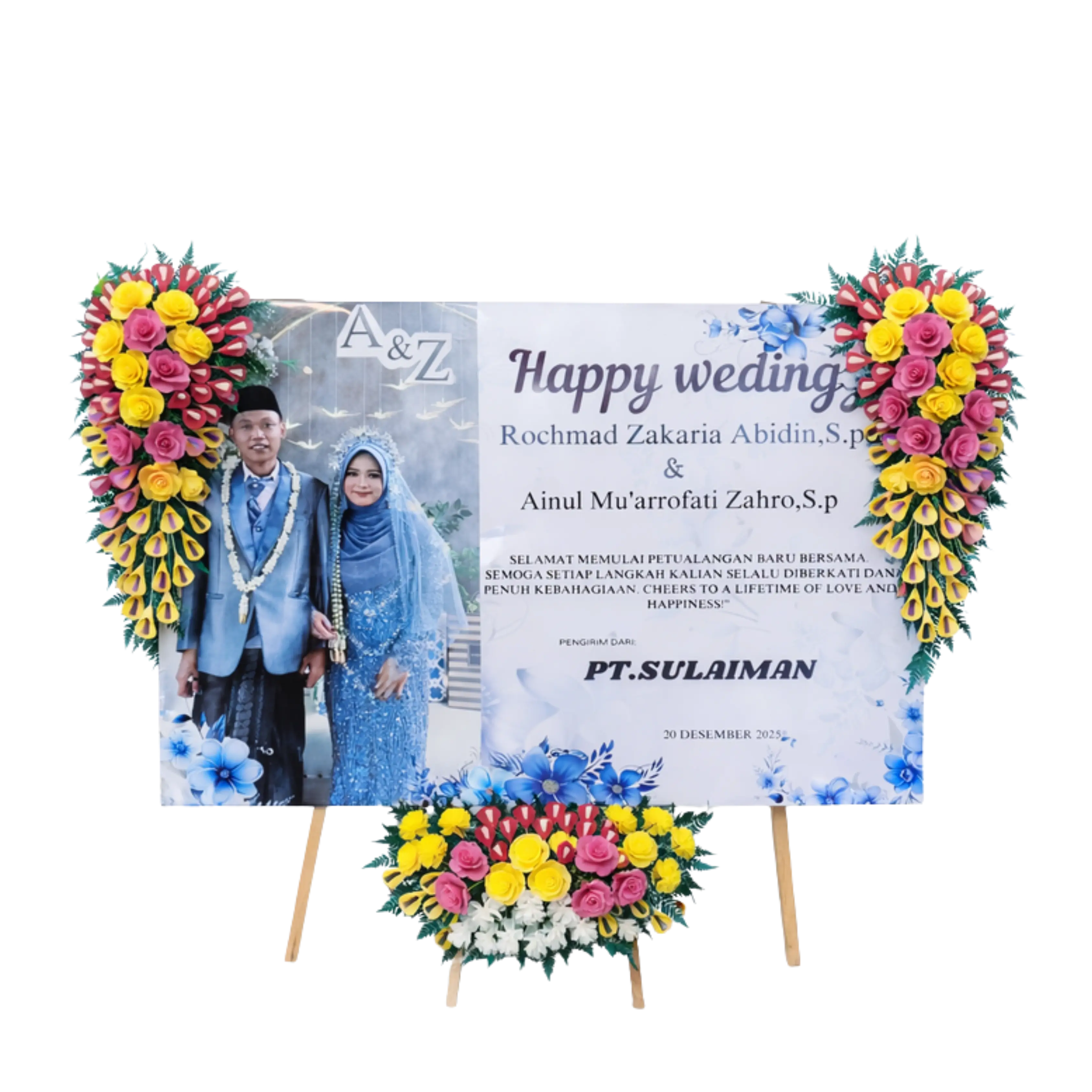 Papan Bunga Duka Classic — Lunox Florist
