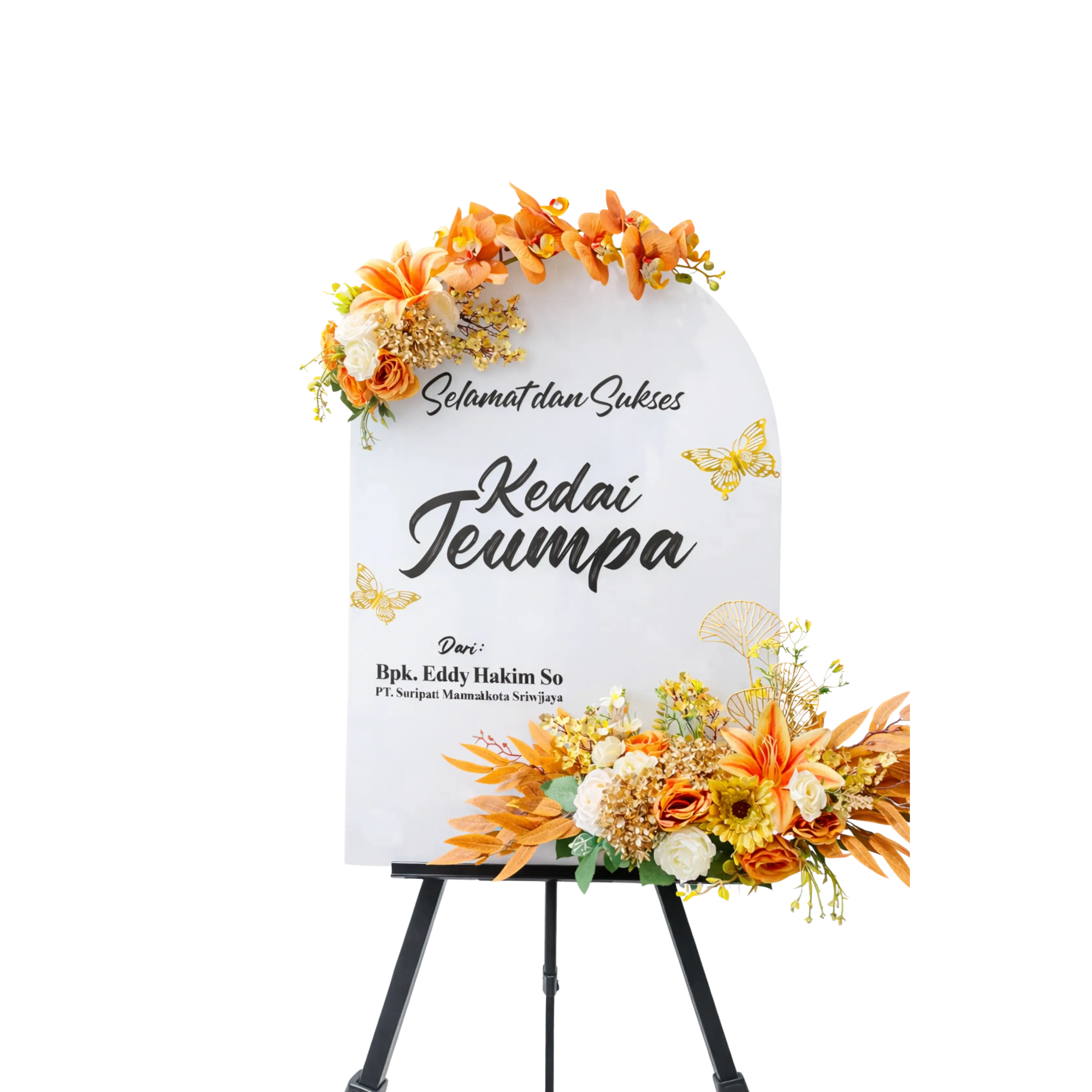 Papan Bunga Duka Formal — Lunox Florist