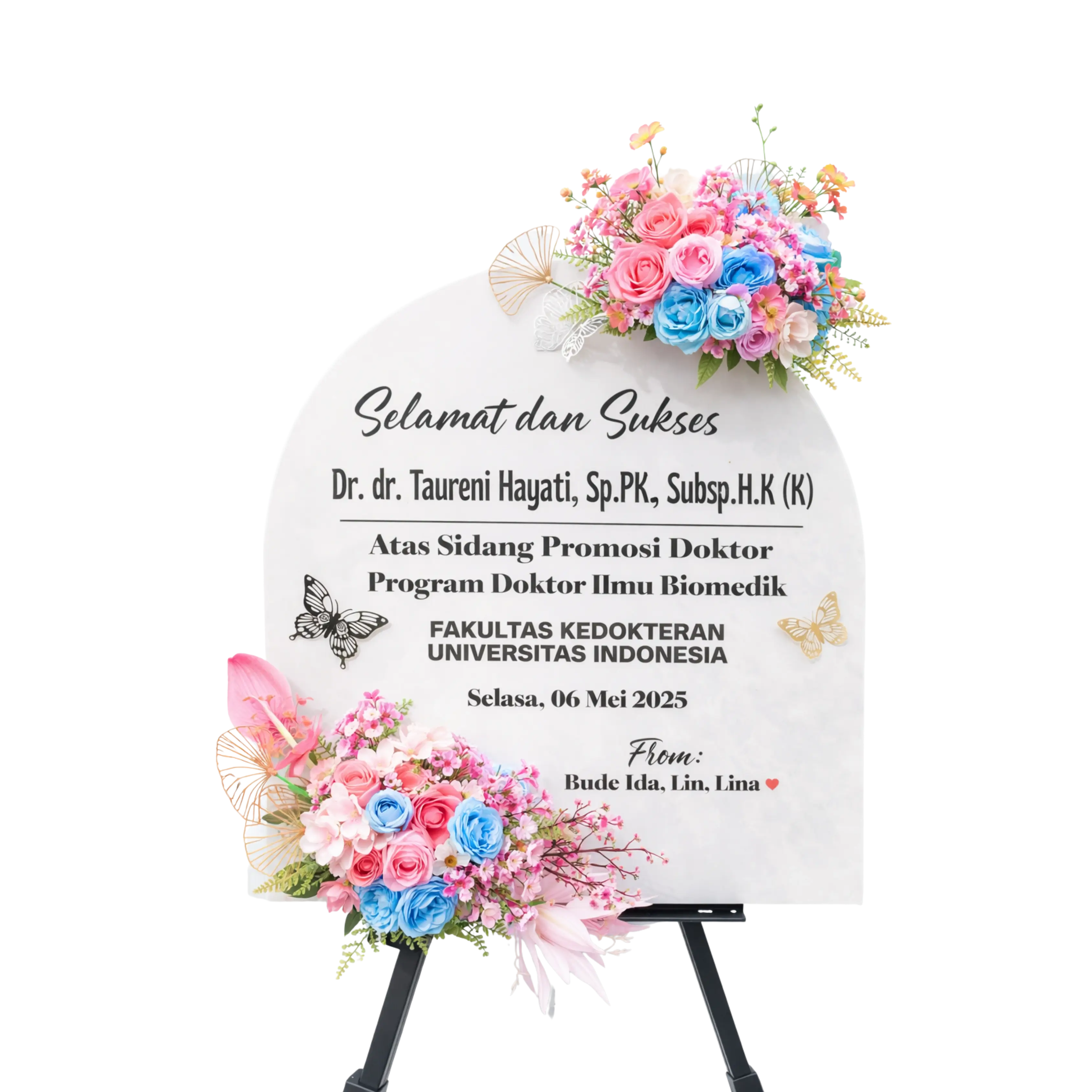 Papan Bunga Duka Grand — Lunox Florist