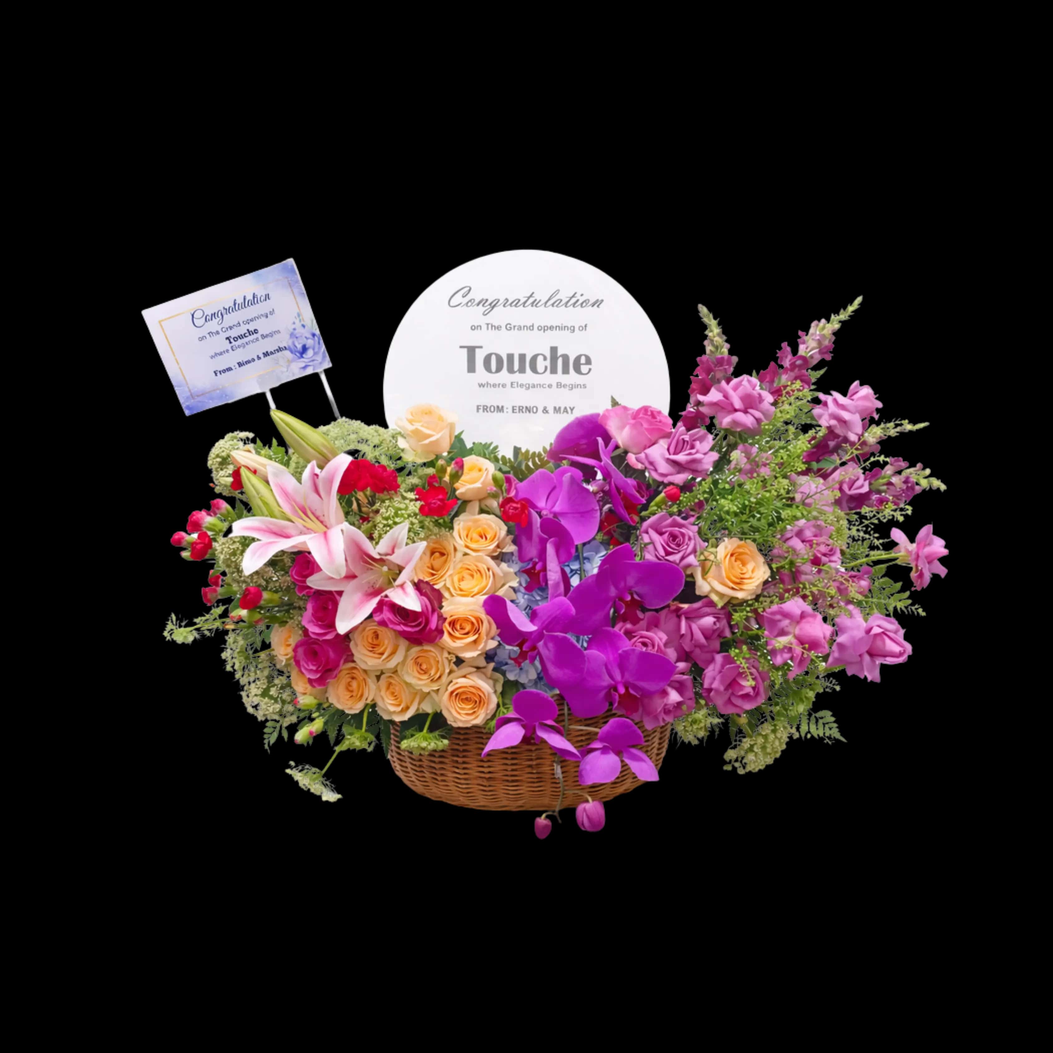 Hampers Thank You Bouquet — Lunox Florist