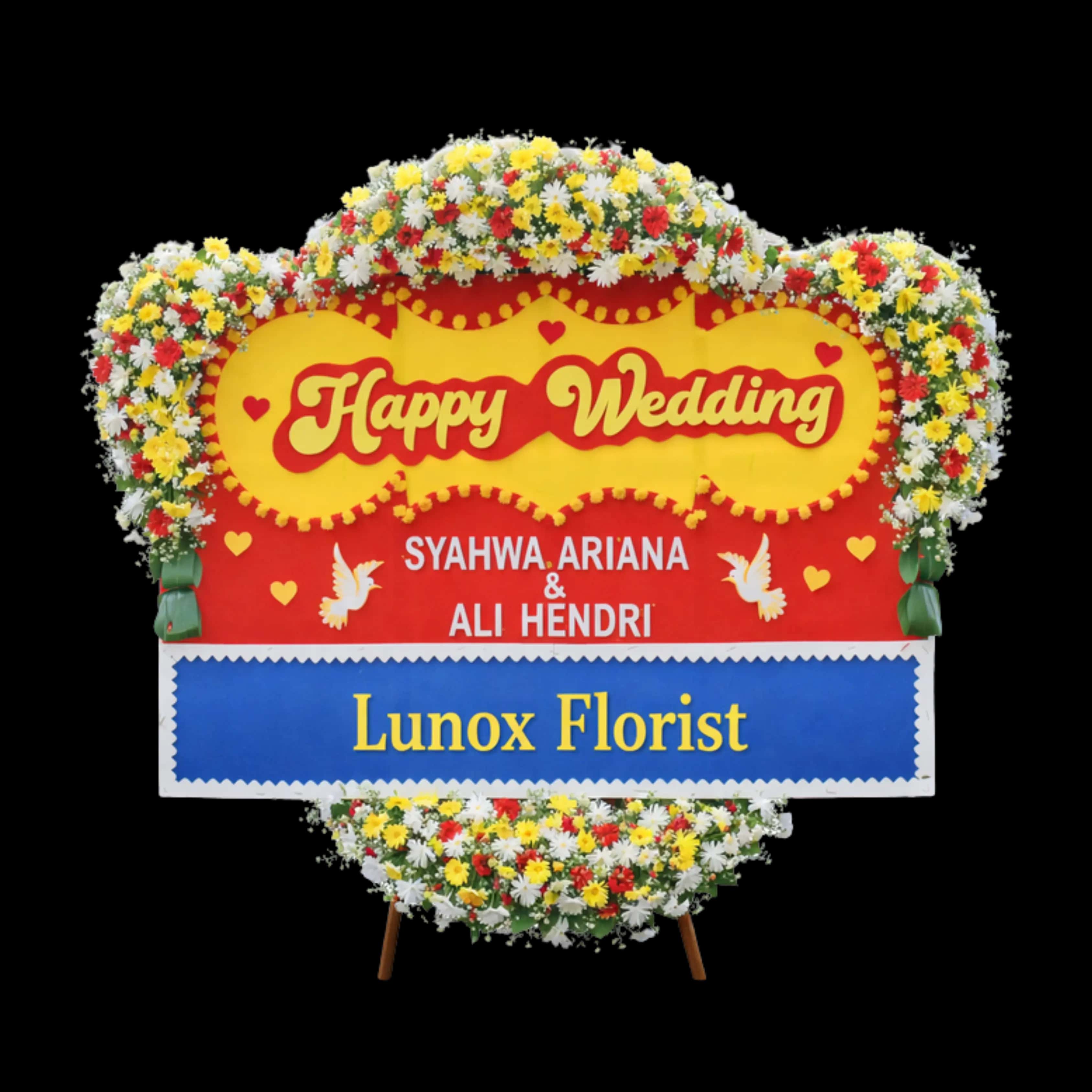 Karangan Bunga Lily Putih 4 — Lunox Florist