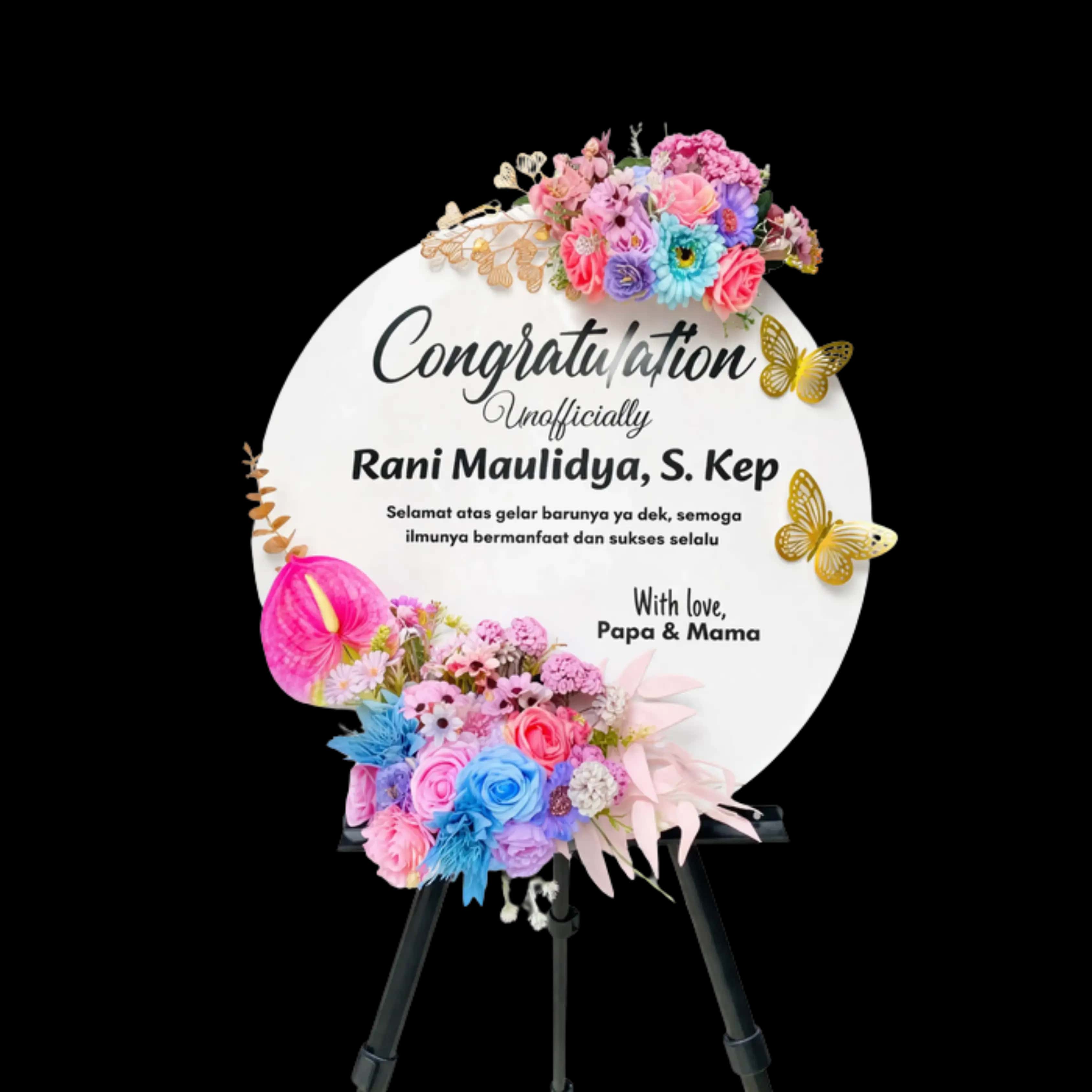 Papan Bunga Duka Cita — Lunox Florist