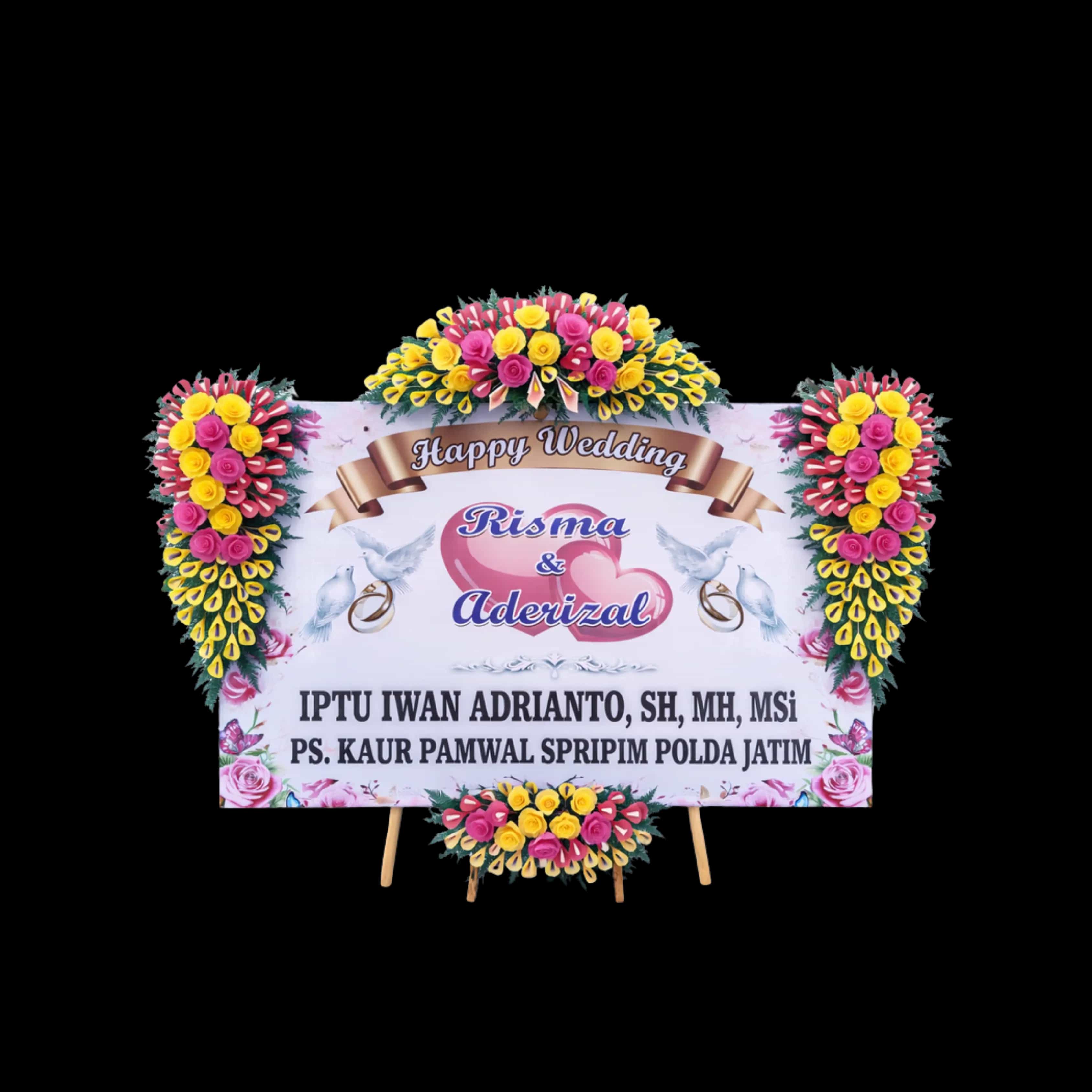 Papan Bunga Duka Megah — Lunox Florist