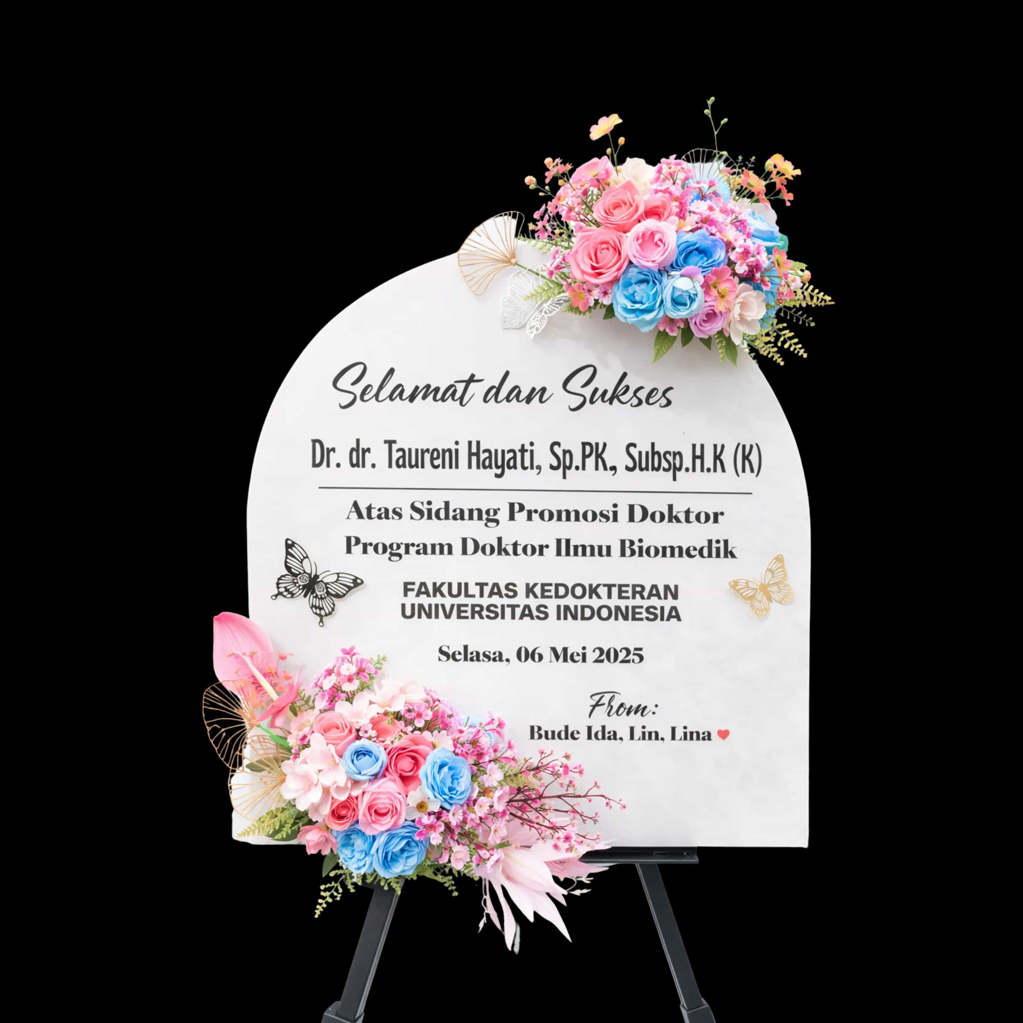 Papan Bunga Duka Grand — Lunox Florist
