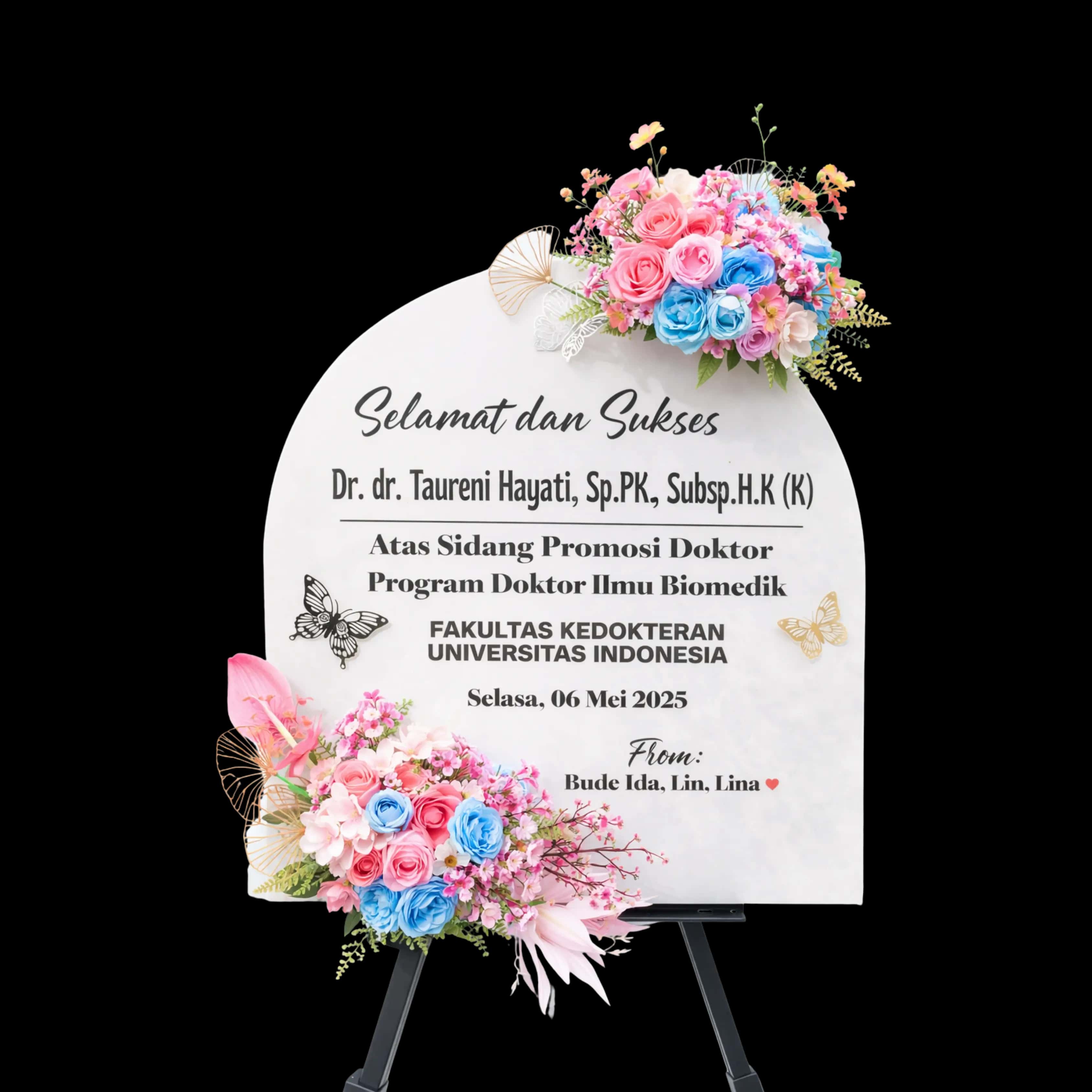 Papan Bunga Duka Grand — Lunox Florist