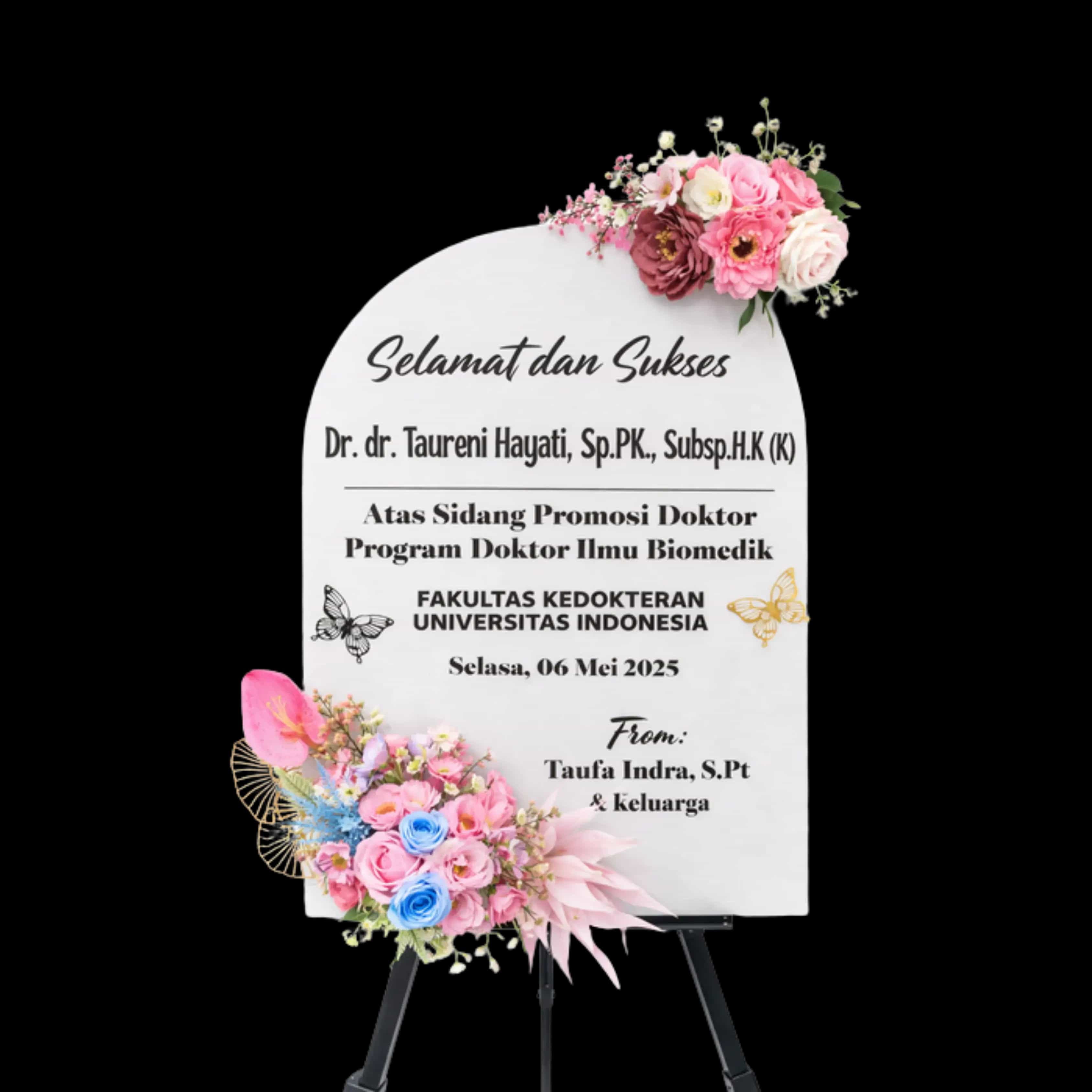 Papan Bunga Rest In Peace — Lunox Florist