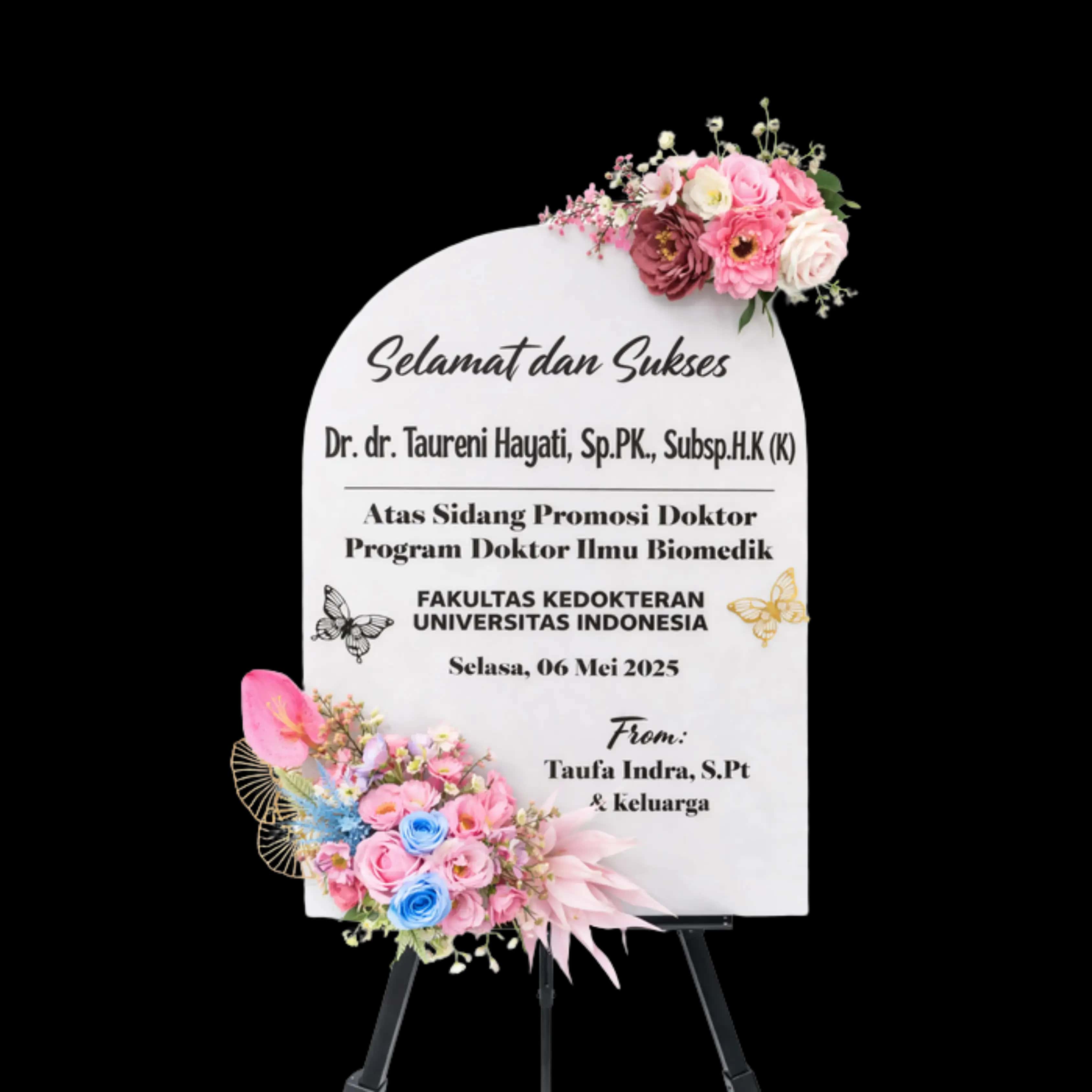Papan Bunga Rest In Peace — Lunox Florist