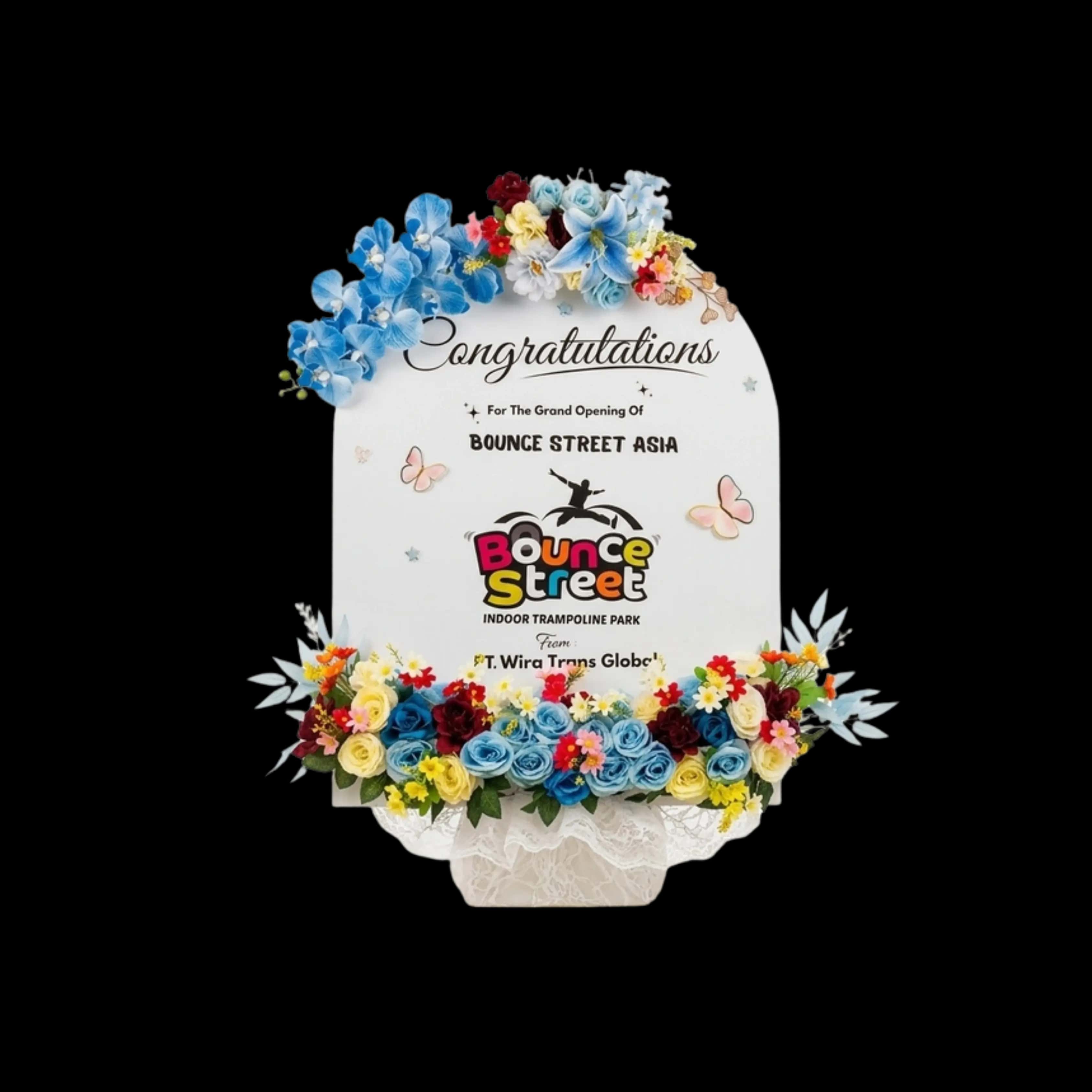 Papan Bunga Putih Suci — Lunox Florist