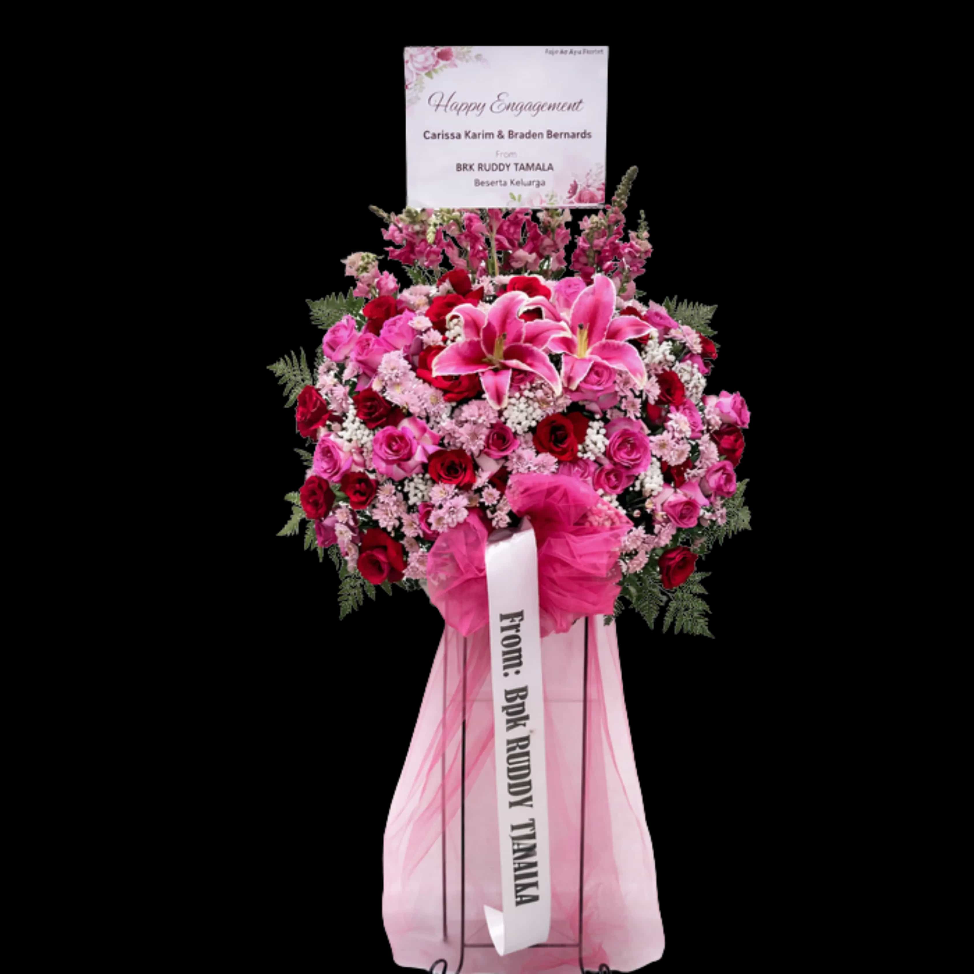 Standing Flower Selamat Sukses — Lunox Florist